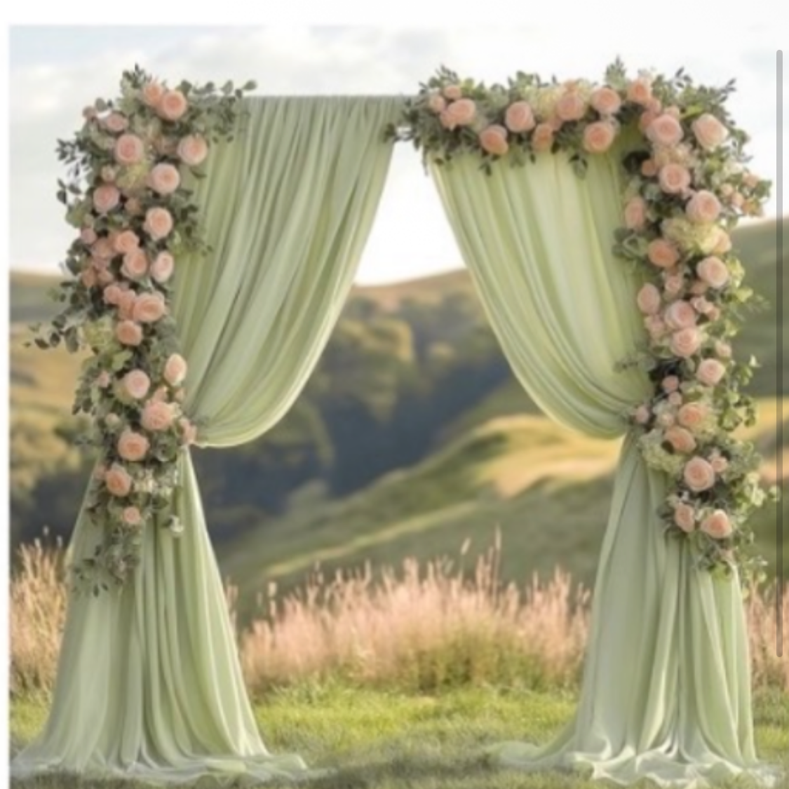 Curtain Backdrop Focal Point