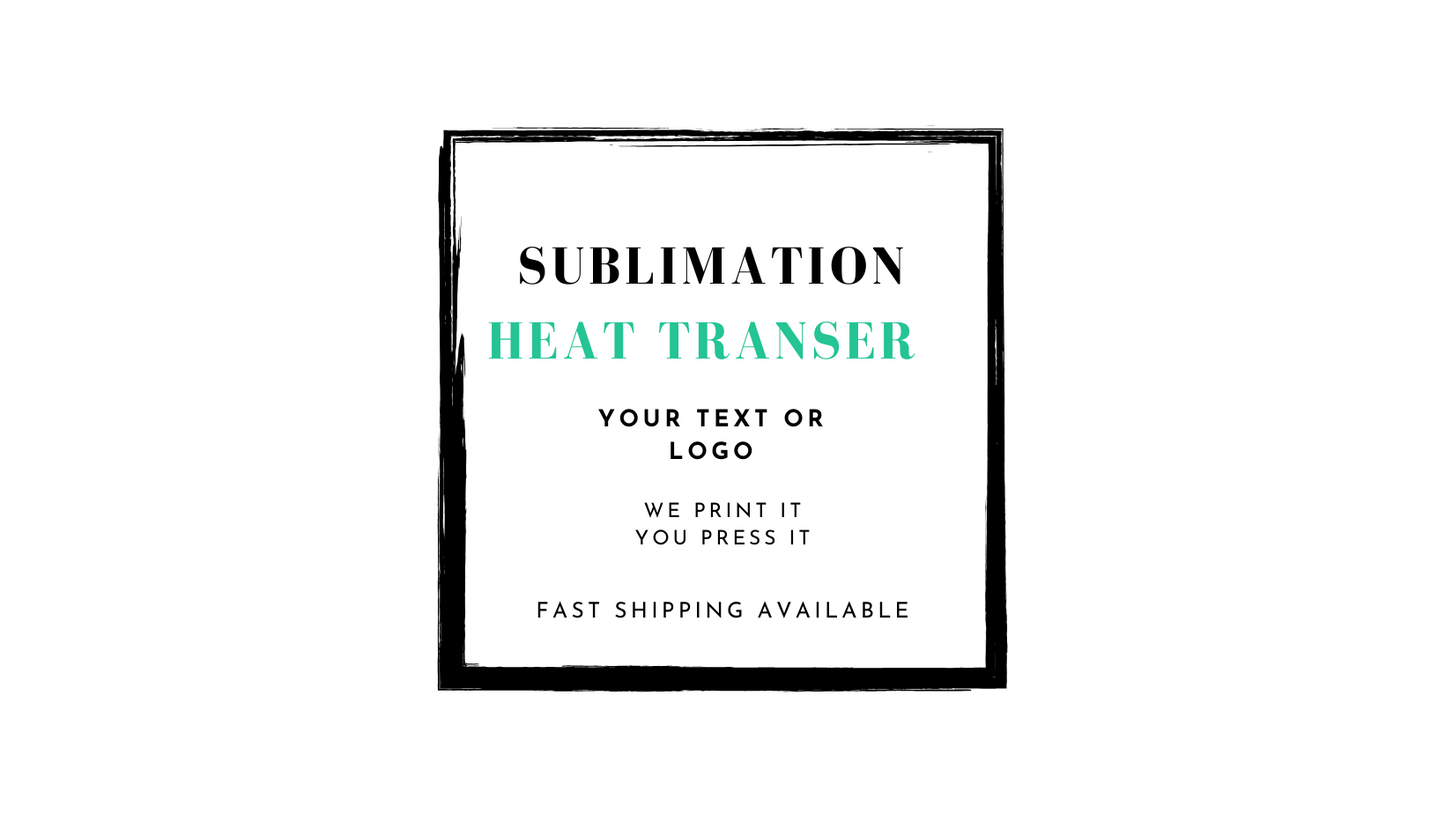 Sublimation Transfers