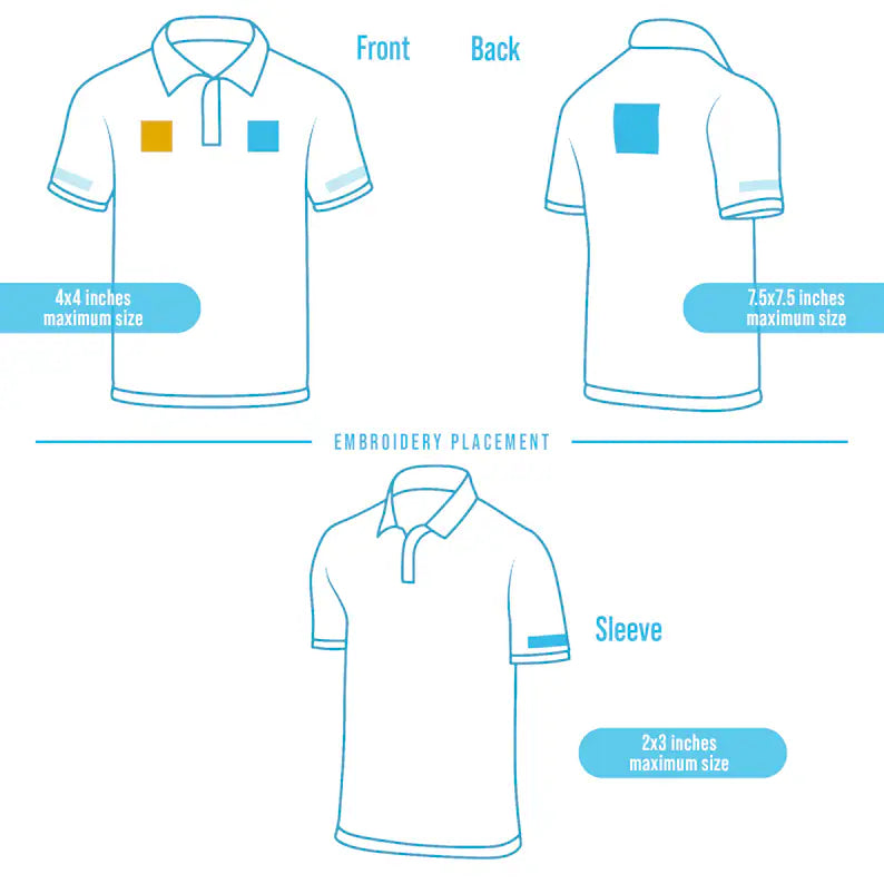 (Embroidered Service Only) Customer Provide Material (s)