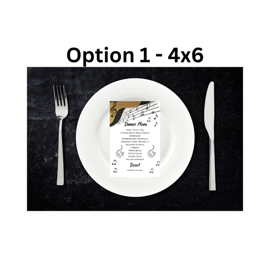 Menu Cards
