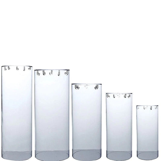 Cylinder Pedestal Stands 5 pcs/set