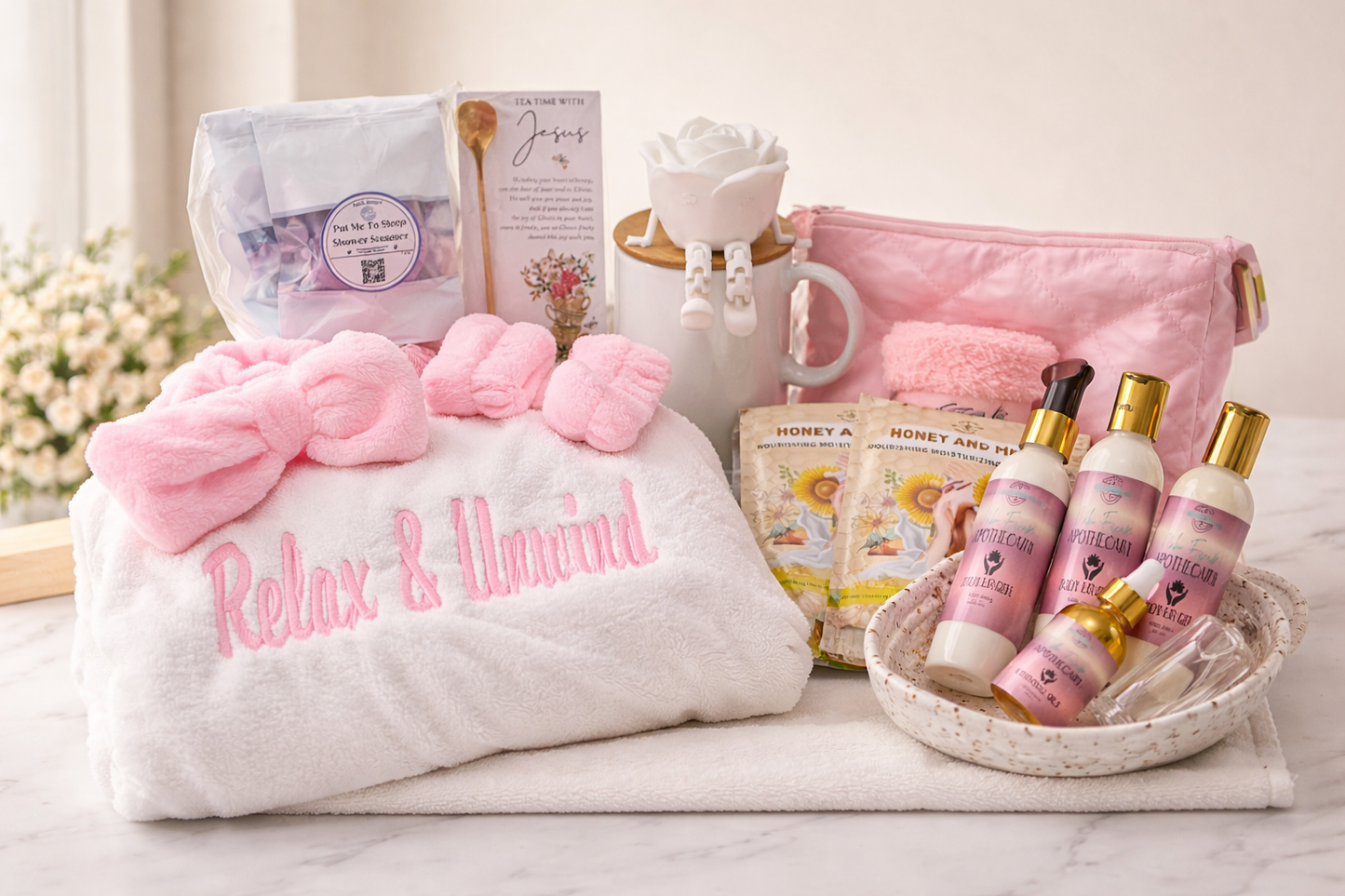 Relax & Unwind Self-Care Basket