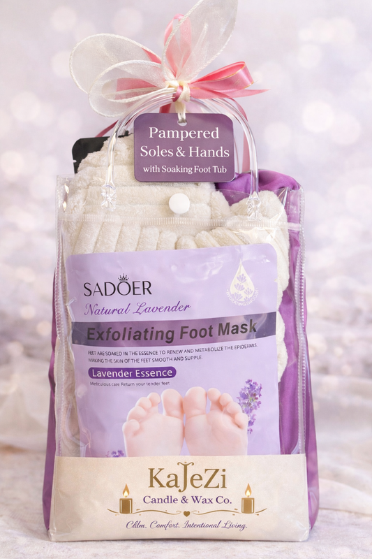 Self-Care Pampered Soles and Hands W/Foot Soaking Tub