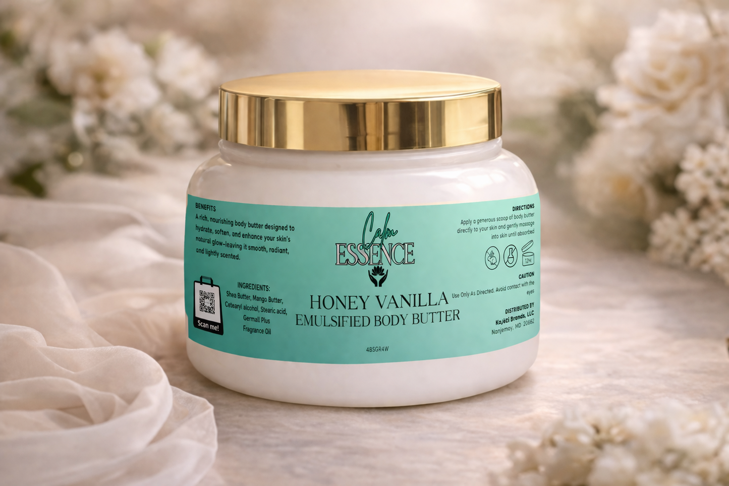 Whipped Emulsified Body Butter