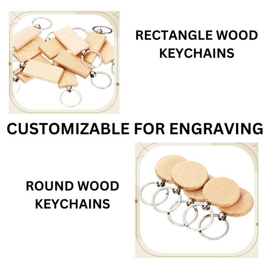 Custom Wood Keychains