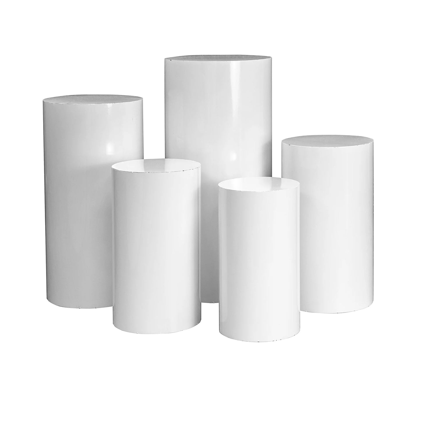 Cylinder Pedestal Stands 5 pcs/set