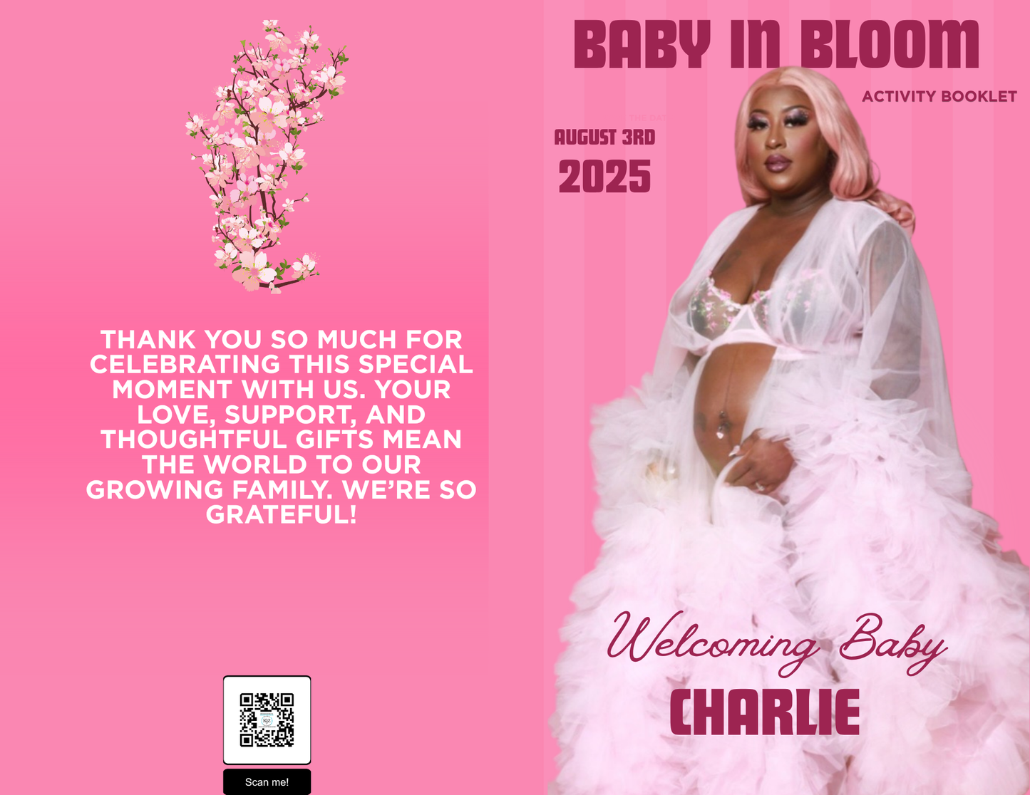 Baby Shower Game/Activity Booklets