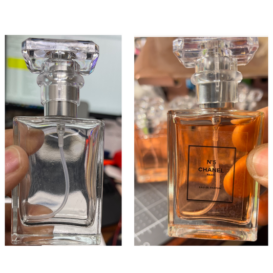Chanel Themed Perfume Bottles (Set of 6)