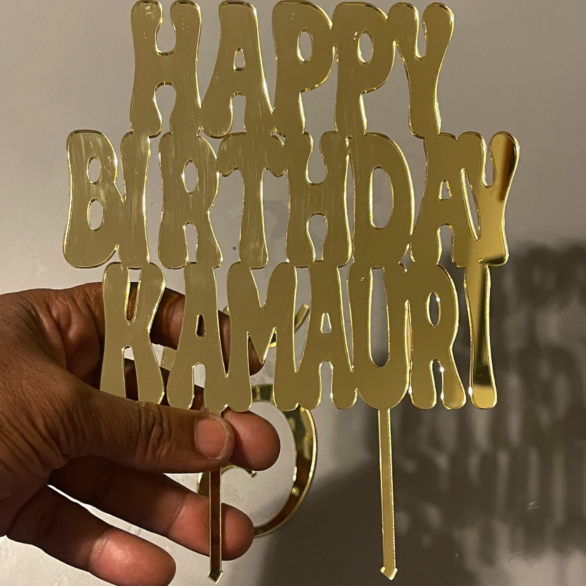 Acrylic Name Plate/Cake Charms/Cake Topper
