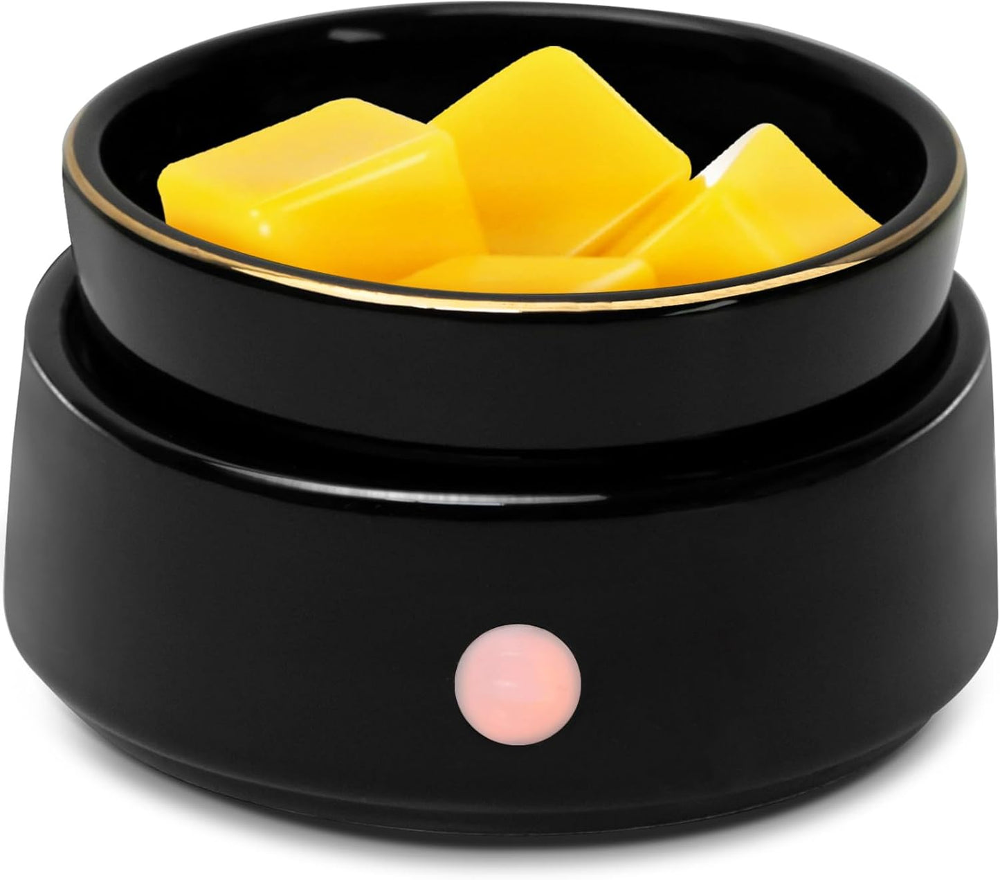 Electric Candle Warmer Ceramic Wax Melt Warmer Burner 3-in-1 Candle Warmer Plate for Scented Wax Jars