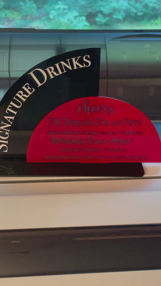 Customizable Acrylic Signs