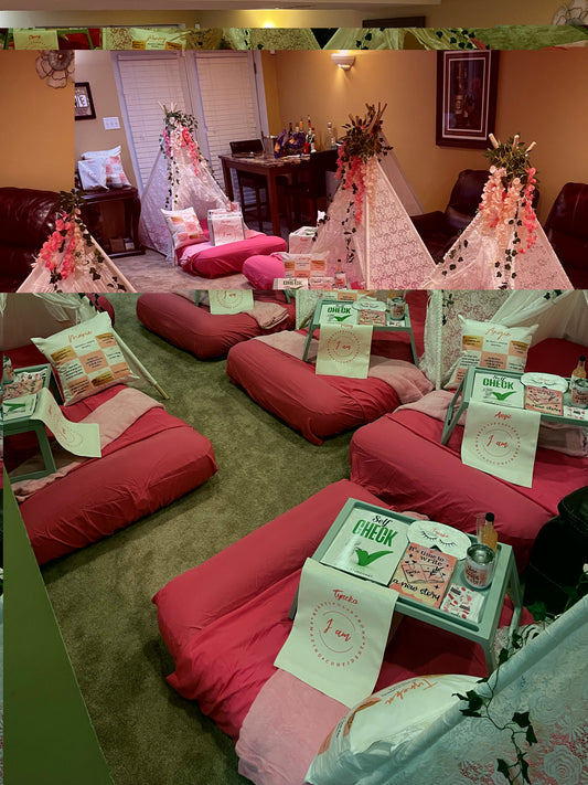Slumber Party Tent Set-up
